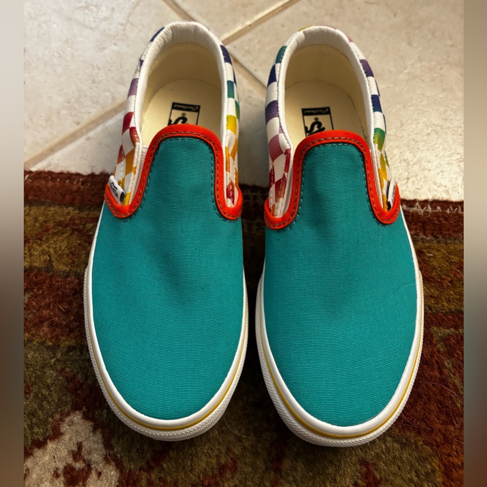 Kids custom Vans size 2
